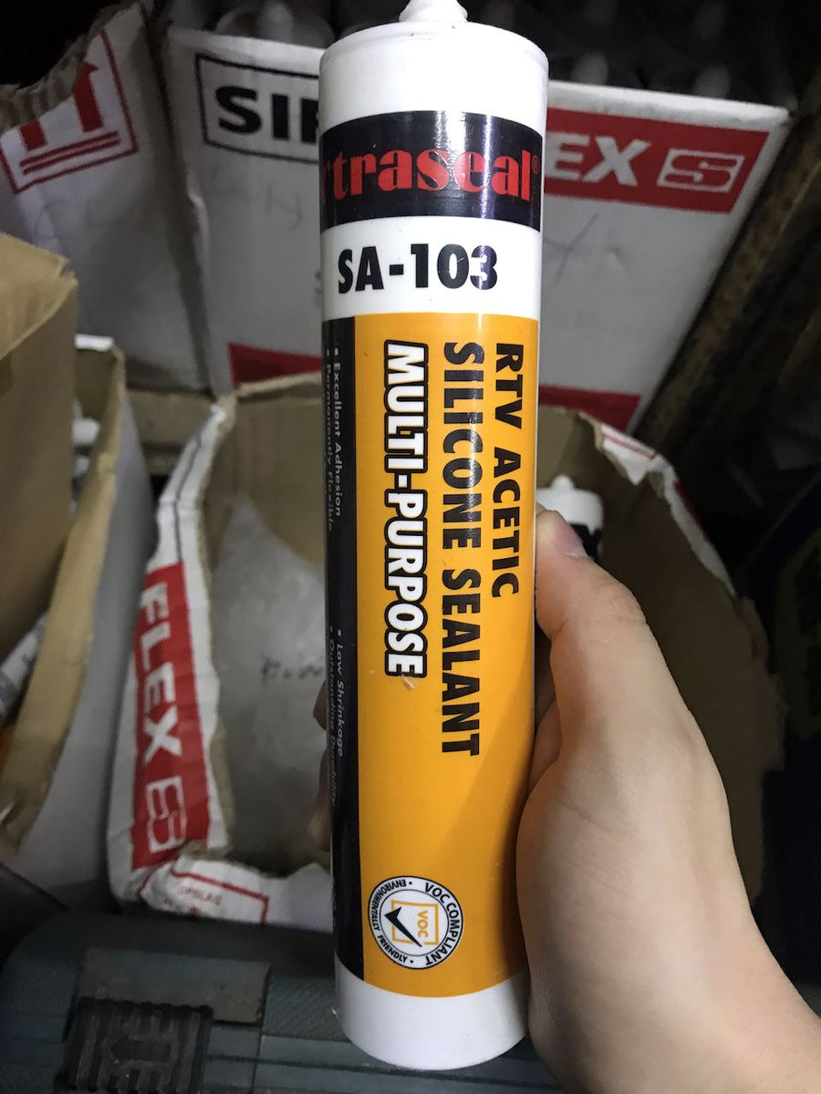 Xtraseal Acetoxy Silicone Sealant | Colours : White, Grey, Clear, Blac