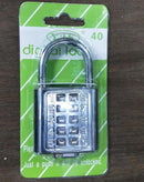 Y2K 10 Button Digital Lock | Size : 35mm (PL-Y35), 40mm (PL-Y40)| Model : W35 or W40 Padlock Y2K 