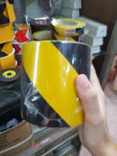 Yellow/Black Reflective Tape 2"x5m & 4"x10m| Model : TAPE-YB Reflective Tape Aiko 