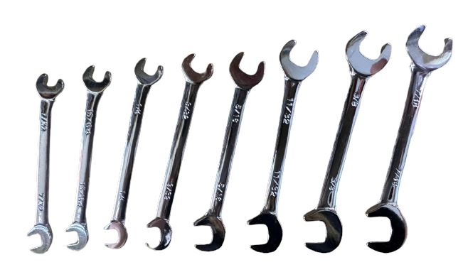 YH Comb Wrench Set 7/32"-7/16" 8Pcs | Model : CRS-YH732716-8 Wrenches YH 
