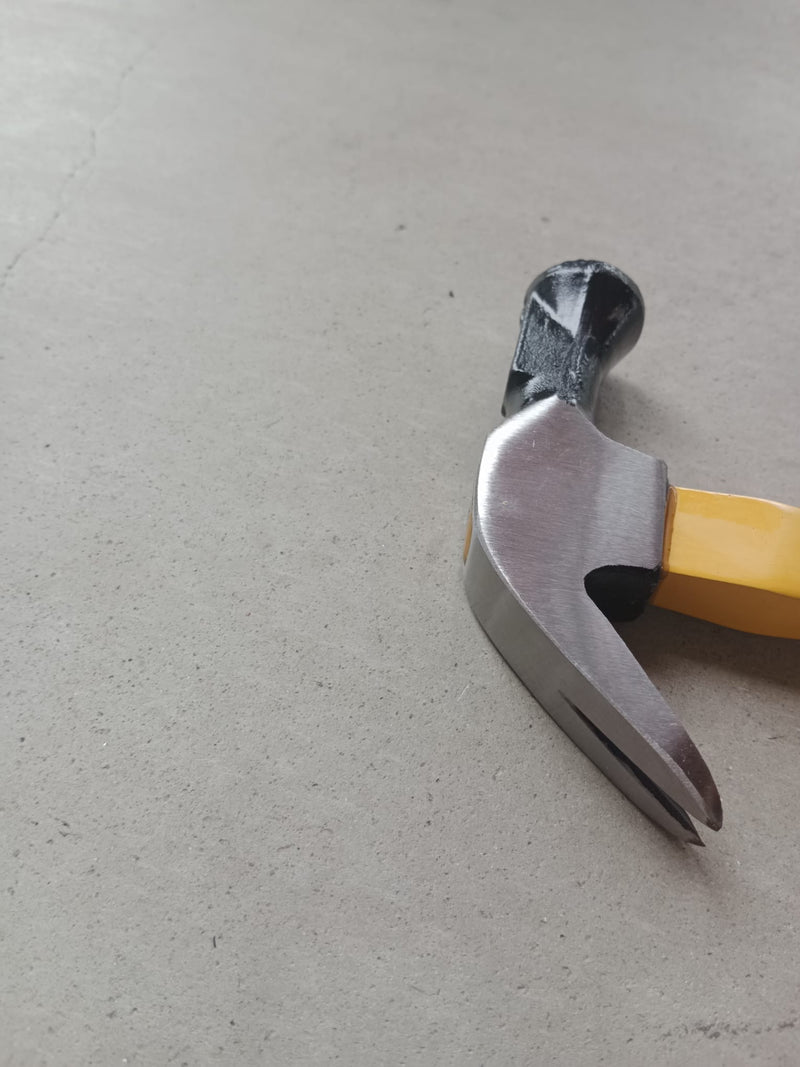 YH Fibreglass Claw Hammer 27mm (Yellow) | Model: HAM-YH-CH27F Claw Hammer YH 