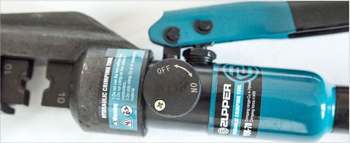 Zupper Tools Zupper Hydraulic Crimping Tool | Model : ZUPPER-YQK-70