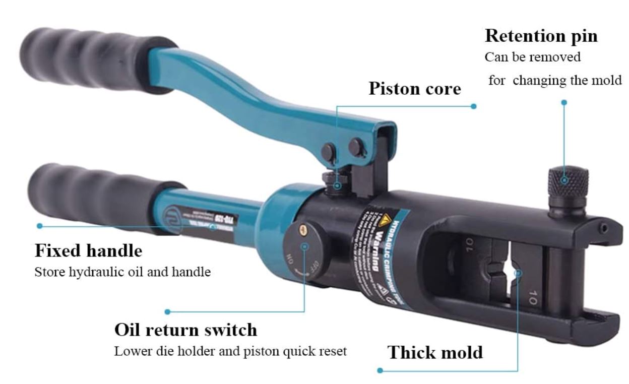Zupper Tools Zupper Hydraulic Crimping Tool | Model : ZUPPER-YYQ-120