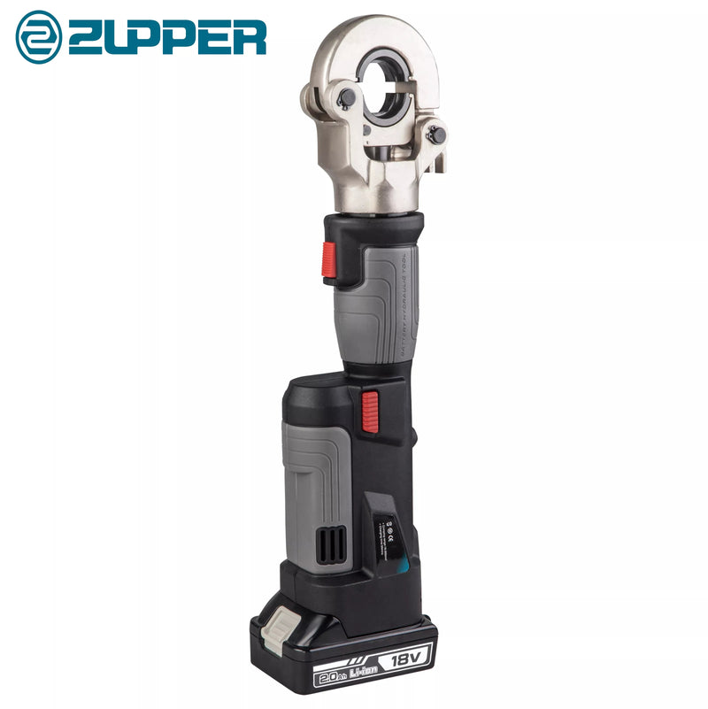 Zupper PZ-300 Cordless Battery Portable 18V Hydraulic Cable Terminal Crimping Tool 300mm² | Model : PZ-300 Hydraulic Crimping Tool Zupper 