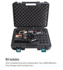 Zupper PZ-300 Cordless Battery Portable 18V Hydraulic Cable Terminal Crimping Tool 300mm² | Model : PZ-300 Hydraulic Crimping Tool Zupper 