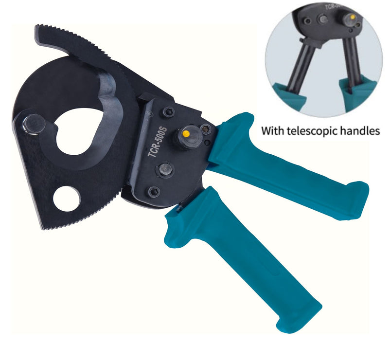 Zupper Ratchet Cable Cutter 500mm² (Not for Steel and Steel Wire) | Model : ZUPPER-TCR-500S Cable Cutter Zupper 